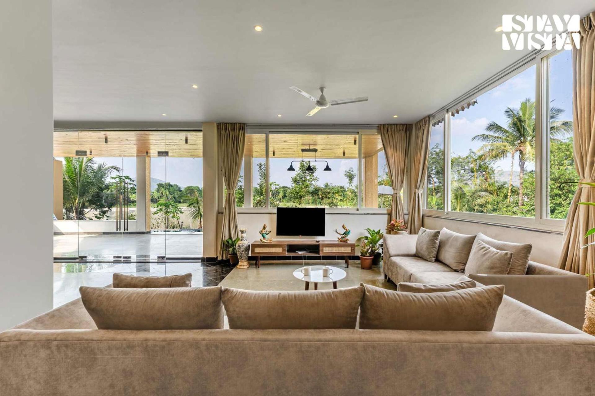 Stayvista At Countryside Meadows With Pool, Ac Pune Exterior foto